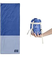 Warm Weather Sleeping Bag - Portable, Waterproof, Compact Lightweight, Comfort with Compression S...