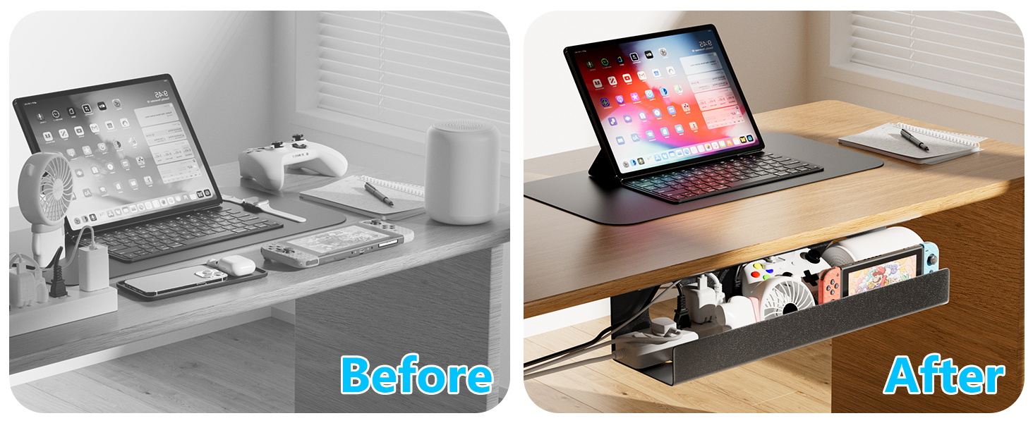 Under Desk Cable Management 