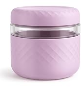 Cafezi 24 oz Glass Lunch Bowl Container with Lid | Leak &amp; Spill Proof, BPA-Free, Microwave &amp; Dish...