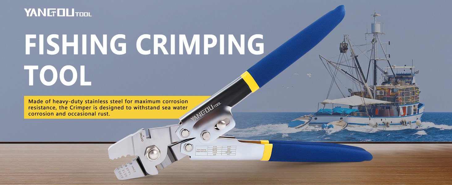 steel cable crimping tool
