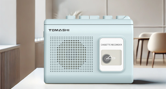 Portable cassette player