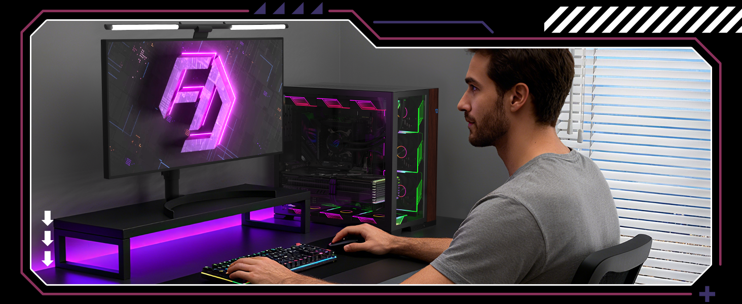 argb case fan with infinite mirror and argb light