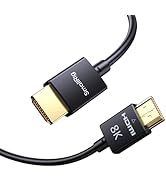 SMALLRIG 8K HDMI 2.1 Cable 100cm / 3.3Ft (A to A), Super Flexible Slim Cord/Cable, Supports 8K@60...