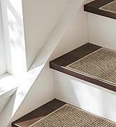 BEQHAUSE Stair Treads for Wooden Steps 28inX9in, Carpet Stair Treads Non Slip Indoor, Machine Was...
