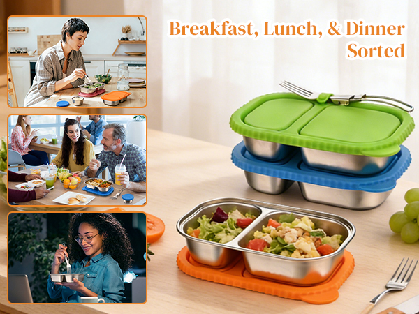 Stainless Steel Snack Containers