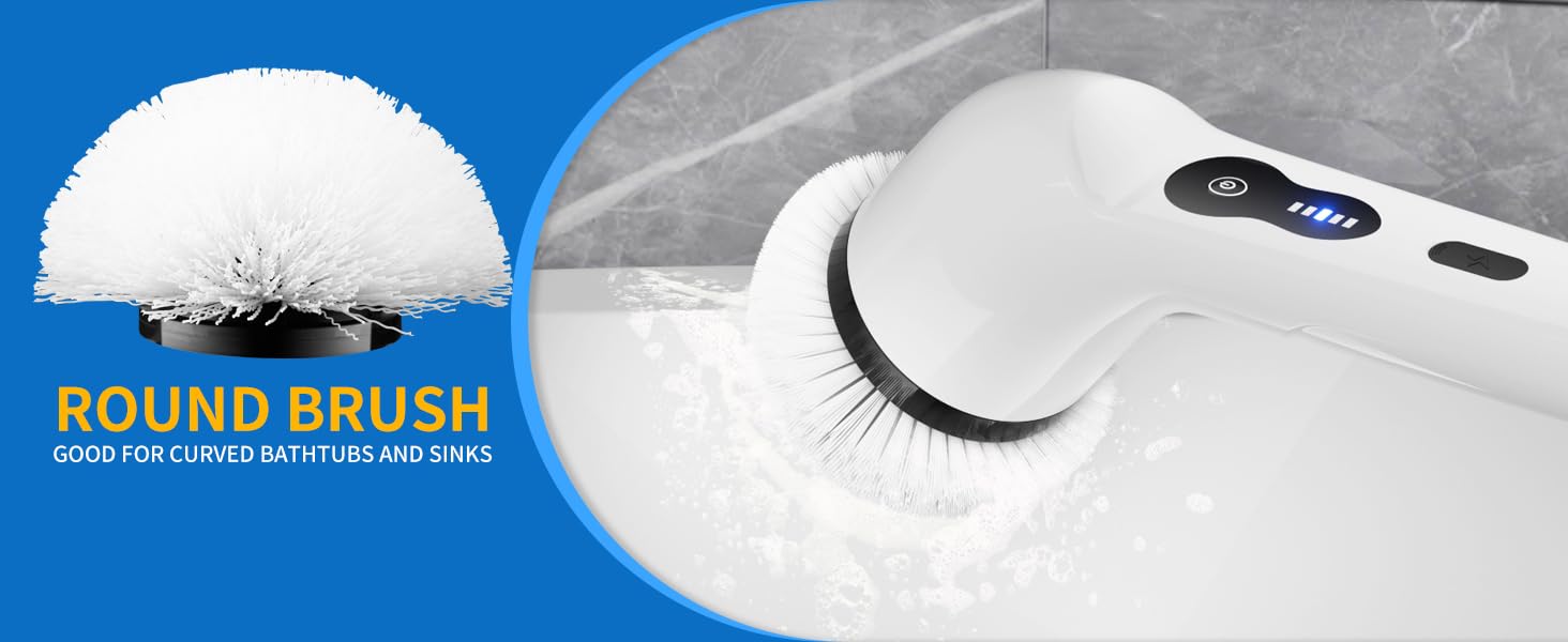 bathroom scrubber shower brush for cleaning shower scrubber with long handle