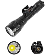 RovyVon GL8 Pro Flashlight with Adjustable Rail Adapter Tri-Mode Lighting Combo, 1800 Lumens Whit...