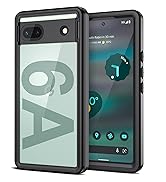 Lanhiem Pixel 6a Case, IP68 Waterproof Dustproof Shockproof Case with Built-in Screen Protector, ...