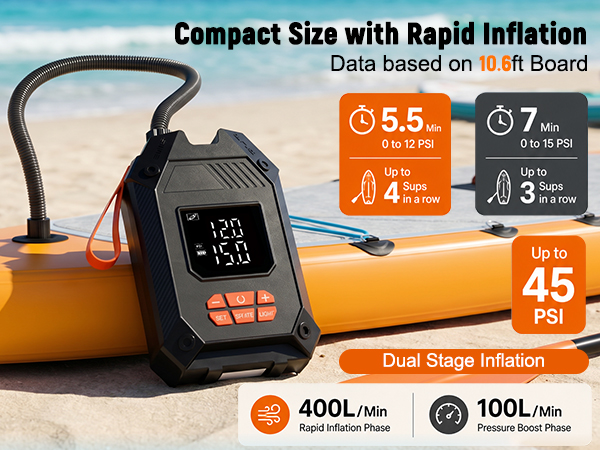 air pump for inflatables paddleboard accessories