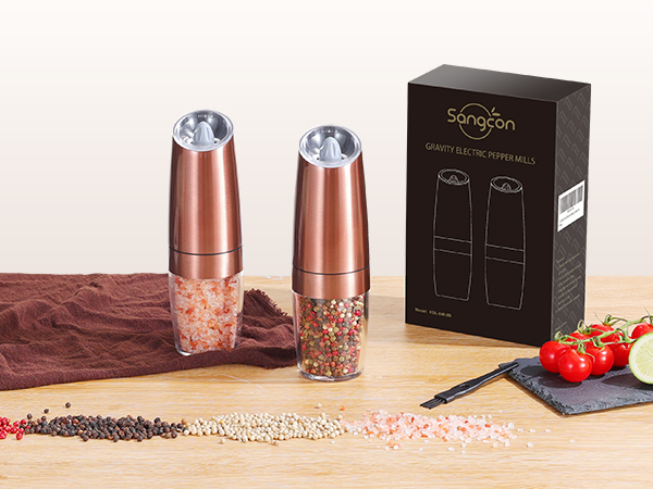 salt pepper grinder pepper and salt grinder set