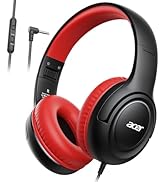 acer Kids Headphones Wired for School - Over-Ear 85/94dB Volume Limiter, 3.5mm Jack Foldable Ster...