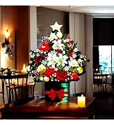 APOTODITO Christmas Tree Pop Up Christmas Cards with Lights and Music, Christmas Tree Bouquet, Po...