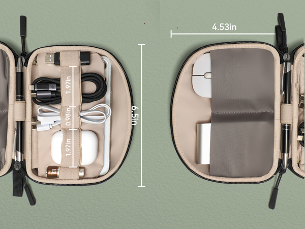 Electronic Organizer, Travel Cable Electronic Organizer Case Bag