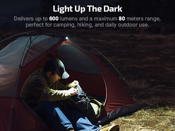 600 lumens White Light