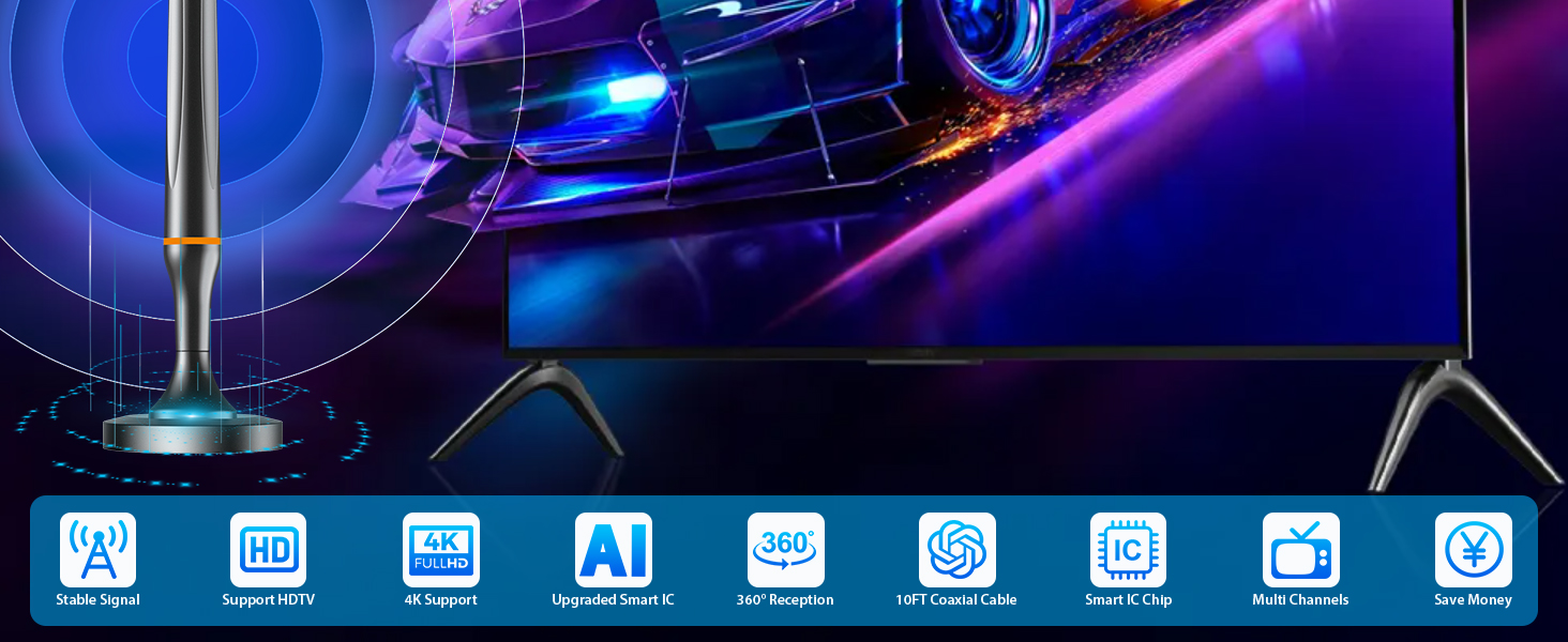 antenna for smart tv