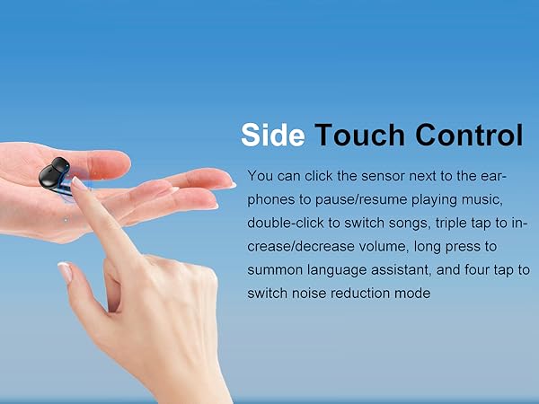 powerful touch screen bluetooth open earbuds