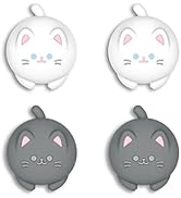 PlayVital Thumb Grips for Nintendo Switch 2 | Kawaii Silicone Joystick Caps (4-Pack) - Cute Acces...