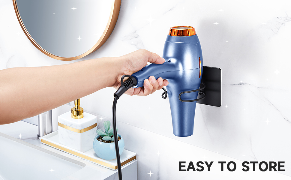 hair dryer holder