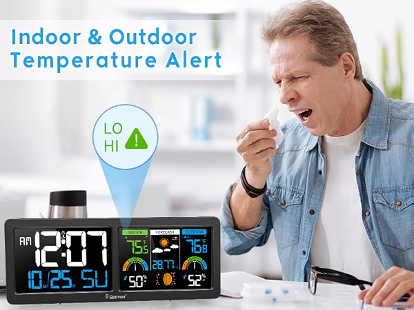 max min indoor outdoor thermometer