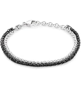 Galis Mens Bracelet - Stainless Steel for Men, Non Tarnish Rope Chain Bracelet, Stylish Birthday ...