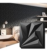 Art3d 20 Pack Decorative 3D Wall Panels 11.8 x 11.8 Inch Covering 19 Sq.ft - Glue Up PVC Wall Pan...