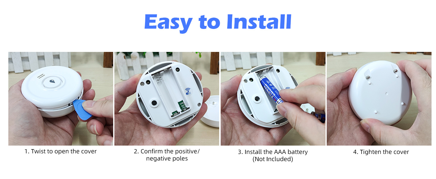 5 Pack Water Leak Detectors for Home