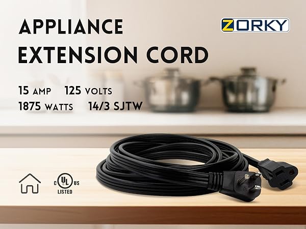 appliance extension cord