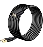 Costyle USB Extension Cable 15FT Long, USB 2.0 Extender Cord Type A Male to A Female USB Extensio...