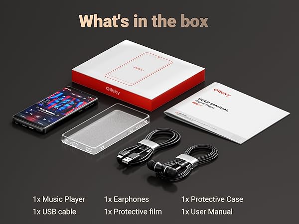 MP3 Player with Bluetooth and WiFi