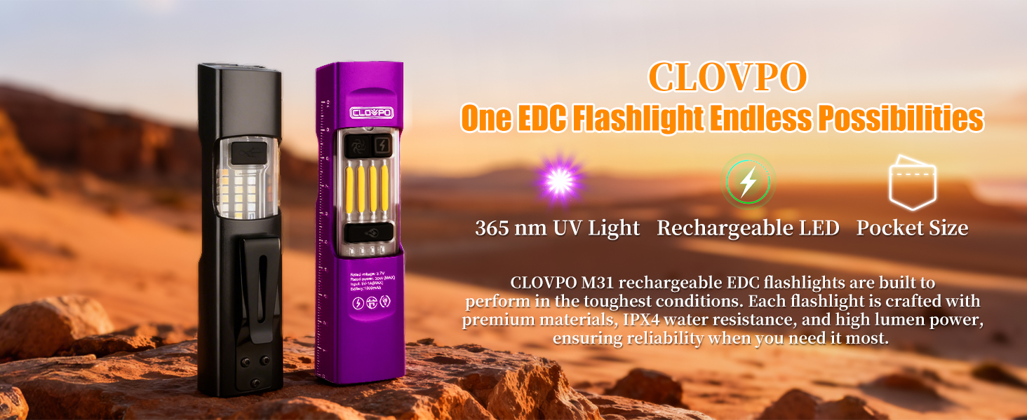 UV flashlight