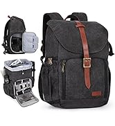 BAGSMART Camera Backpack, DSLR SLR Waterproof Camera Bag Backpack, Anti-Theft Photography Backpac...