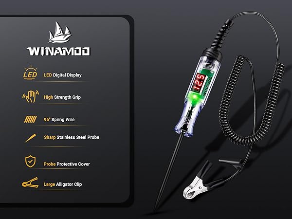 WINAMOO digital tester with light