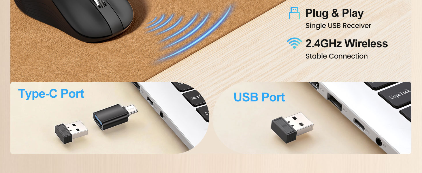 USB port and type-c port