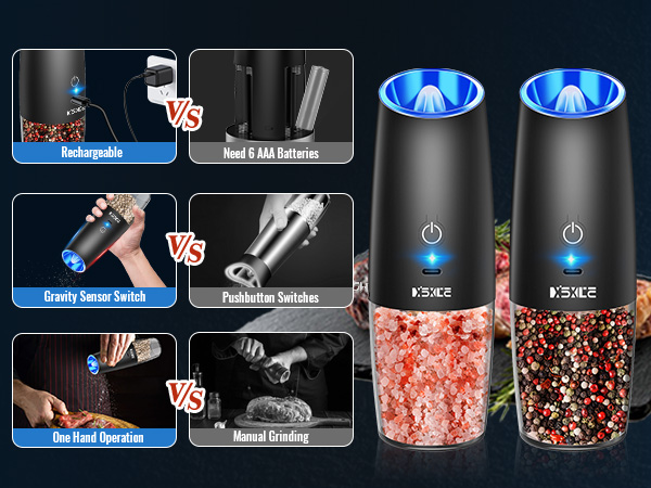 Pepper and Salt Grinder Set