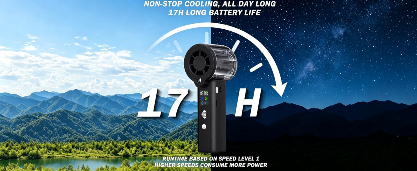 rechargeable fan handheld