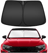 ARISMOTOR Windshield Sun Shade for Audi A3 2022-2025, Custom Fit Foldable Front Window Sunshade S...