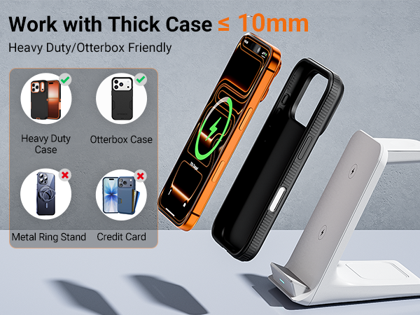 iphone and apple watch charging station 3 in 1 airpods