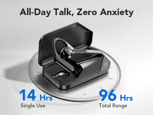 960mAh Large-Capacity Charging Case | Worry-Free Battery Life