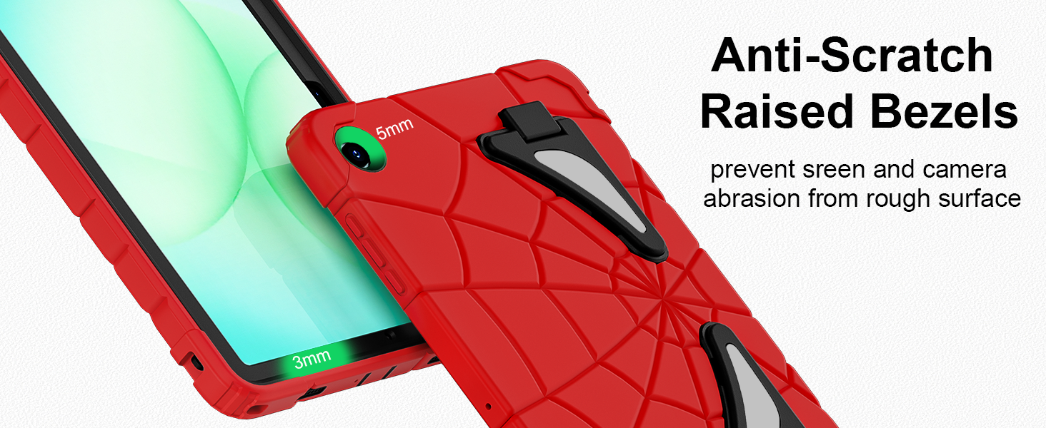 Spider-Galaxy Tab A11 Plus- Red Black PC6