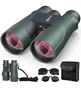 Aurosports 15x56 Binoculars for Adults High Powered - HD Large View Binoculars with Clear Low Lig...