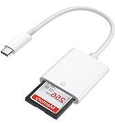 USB C SD Memory Card Reader, Type C Camera Adapter Trail Viewer for iPhone15/ iPad MacBook/Air/Pr...
