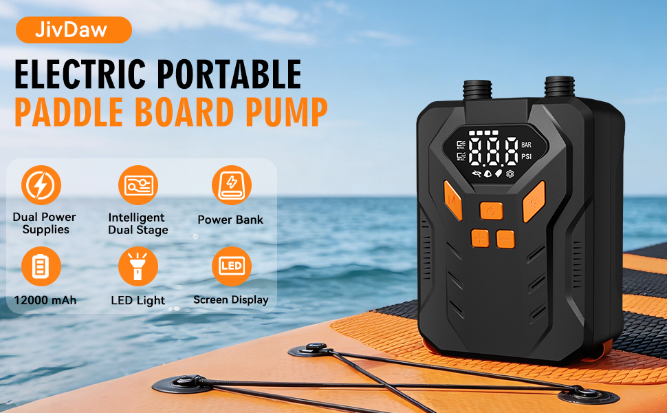 paddle board pump electric portable
