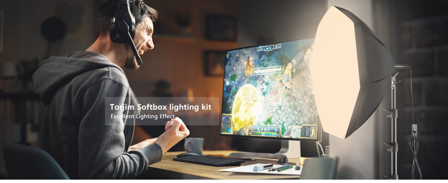 Softbox Photography Lighting Kit