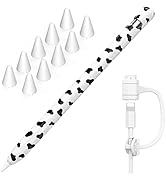 NIUTRENDZ Cow Print Case for Apple Pencil 1st Generation Case Cover Silicone Protective Sleeve Ac...