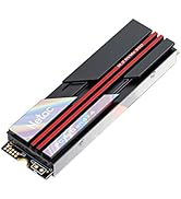 Netac 2TB PCIe Gen4x4 M.2 2280 SSD with Heatsink Up to 7000 MB/s Internal Gaming SSD High-Perform...