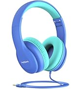JoySpark Wired Headphones for Kids, 85dB Volume Limit Toddler Headphones, 3.5mm Kids Headphones w...