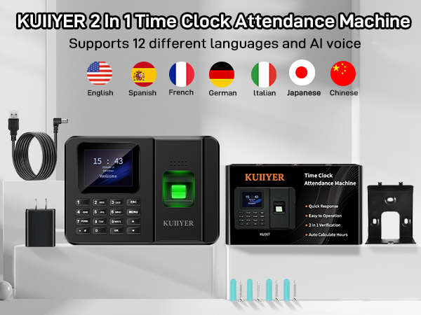 Time Clock Attendance Machine