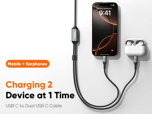 usbc to dual usb-c cable