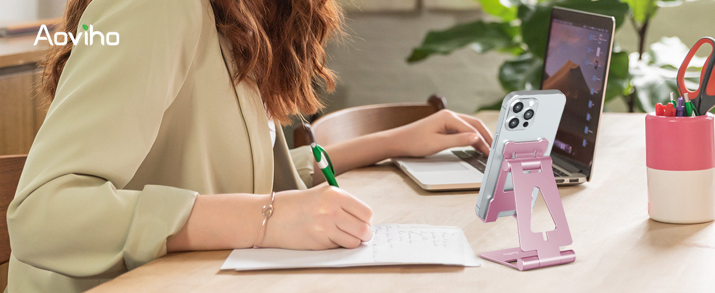 Cell phone stand holder for desk