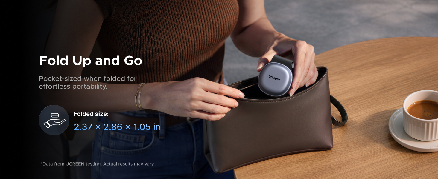 2 in 1 foldable wireless charger